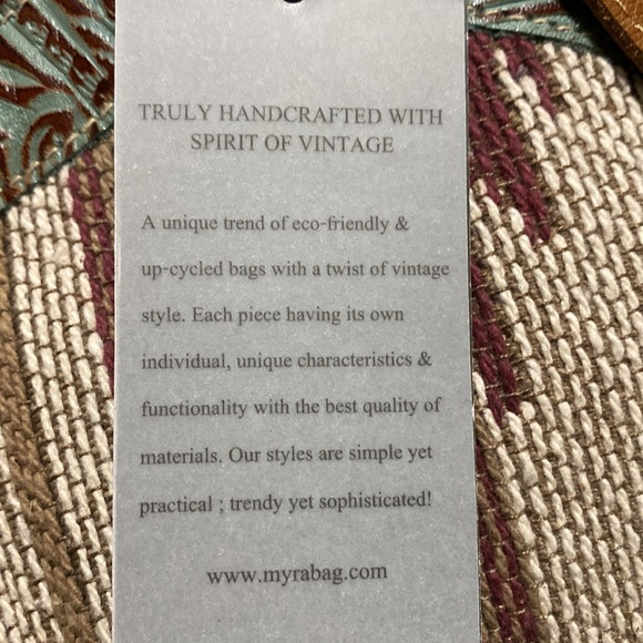 CAPTIVATING  MYRA COW HIDE TOTE BAG FREE SHIPPING - Picture 10 of 11